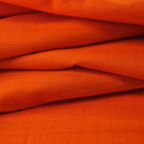 180GSM Cotton Conductive Fiber Mezcla Ratardant tejido tejido 